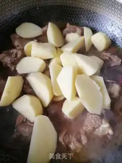 Make Potato burn ribs step 5