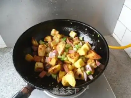 Make Fried bunhead step 9