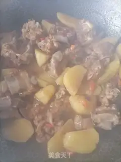 Make Potato burn ribs step 7