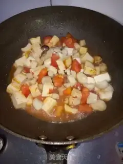 Make Apricot tofu step 4