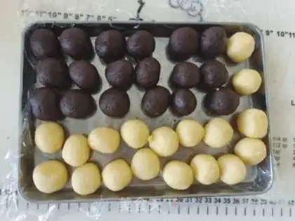 Make Brownie cookies step 6