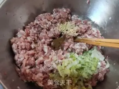Make Pork dumplings step 4