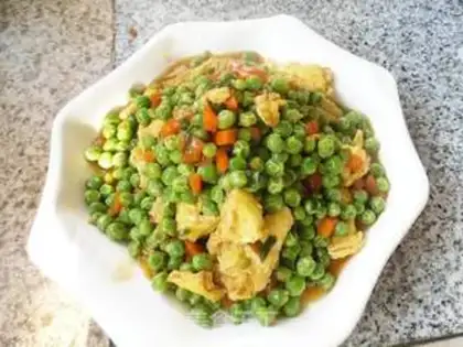 Make Eggs and peas step 10
