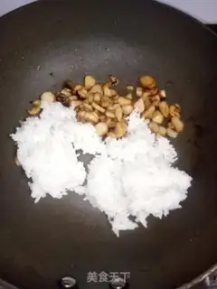 Make Pumpkin fried rice step 5