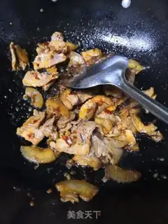 Make Chili fried meat step 7