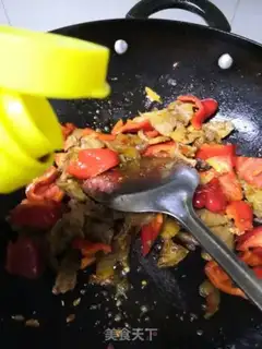 Make Chili fried meat step 9