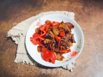 Make Chili fried meat step 11