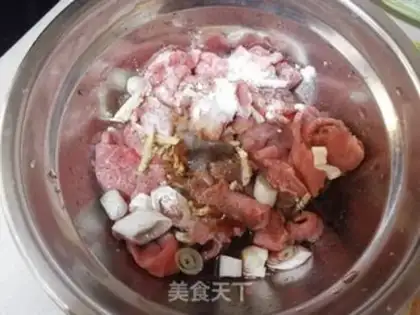Make Cough and beef step 1
