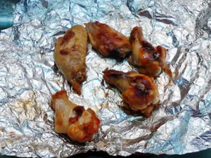 Make Paper bag, New Orleans roasted chicken wings step 9