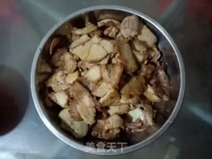 Make Soy little fried meat step 4