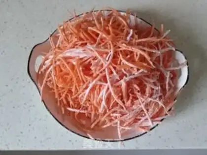 Make Spam carrots step 3