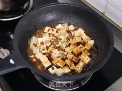 Make Spicy tofu step 5