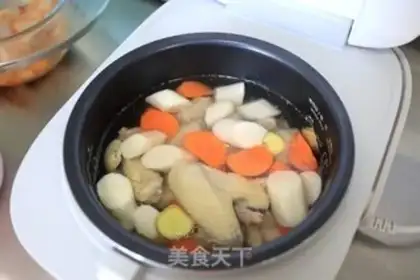 Make Fresh food for chicken soup step 4