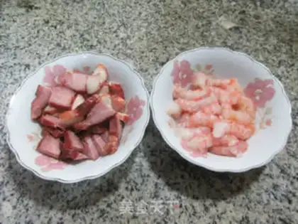 Make Shrimp-creeched caterpillar step 1