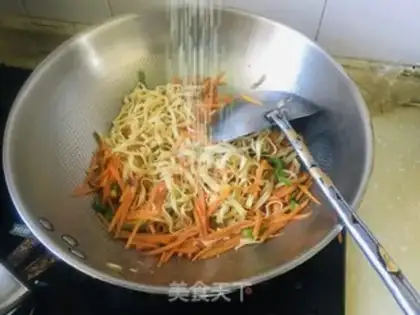 Make Carrot, tofu skin step 6