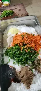 Make A fan egg bun step 1