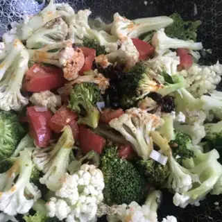 Make Tomato, double-coloured vegetables step 6