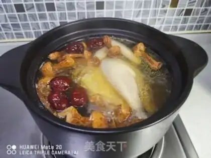 Make Qi-su, chicken soup step 4
