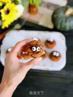 Make Halloween spider peanut soufflé step 8