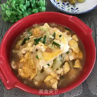 Make Egg tofu stew step 13