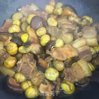 Make Chestnut mushroom red meat step 11