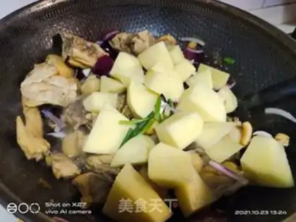 Make Red chicken step 5