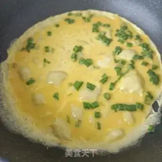 Make Onion thick egg fever step 9