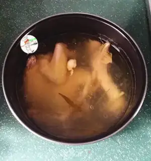Make Burgundy chicken soup step 5