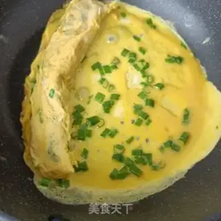 Make Onion thick egg fever step 12