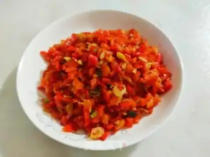 Make Red pepper step 7