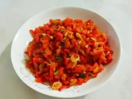 Make Red pepper step 8