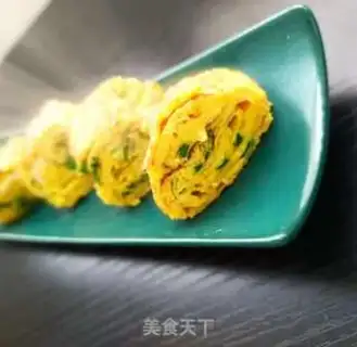 Make Onion thick egg fever step 16