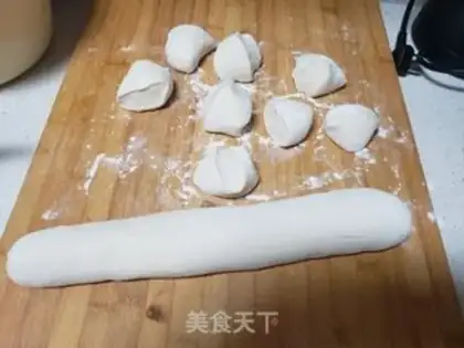 Make Green tofu buns step 8