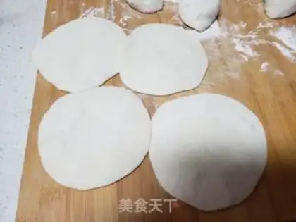 Make Green tofu buns step 9