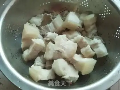 Make Fast red meat step 1