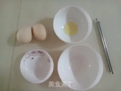Make Egg porridge step 0