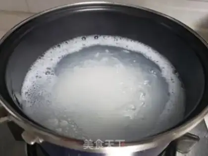 Make Corn egg porridge step 6