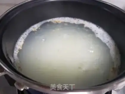 Make Corn egg porridge step 7