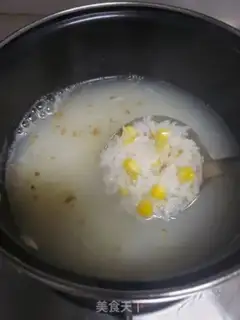 Make Corn egg porridge step 8