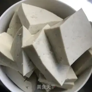 Make Spicy black fish tofu step 4
