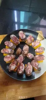 Make Spicy sausage steaming pumpkins step 2