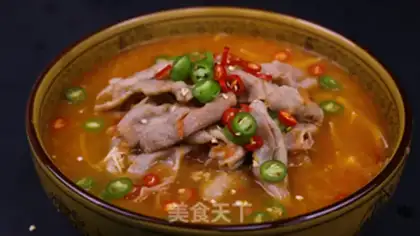 Make Sour soup, fat cow step 24