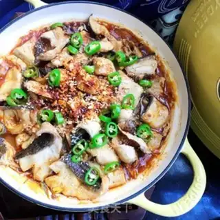 Make Spicy black fish tofu step 14