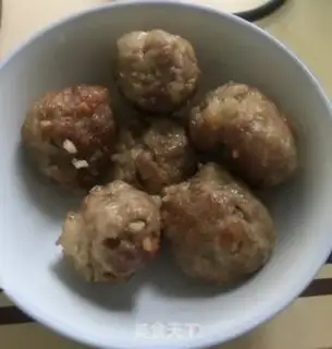 Make Meatballs, mustard step 1