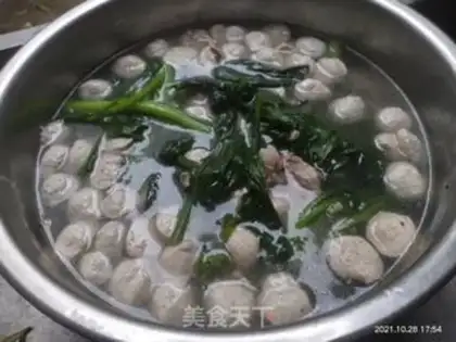 Make Skinny meatball soup step 7