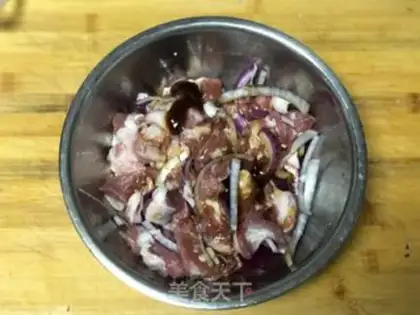 Make Home-based oil-free grilled string step 1