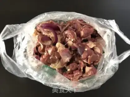 Make Home-based oil-free grilled string step 2