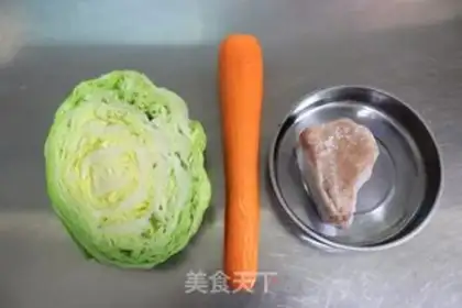 Make Sausage carrot cabbage step 0
