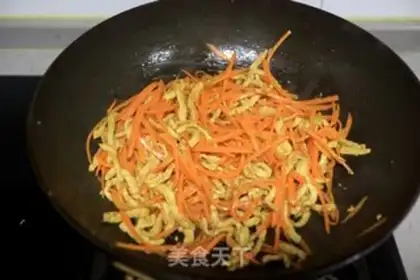 Make Sausage carrot cabbage step 4