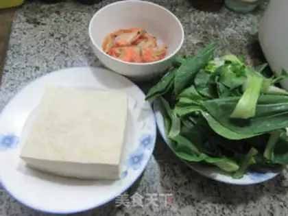 Make Shrimp cuisine for old tofu step 0